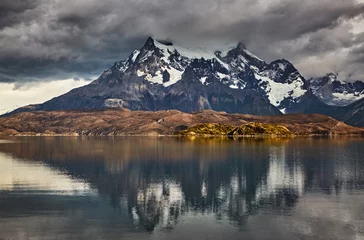 Crédence de cuisine en verre imprimé Cuernos del Paine Torres del Paine National Park, Chile
