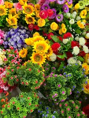 colorful flowers background