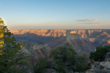 grand canyon sunset on the north rim 