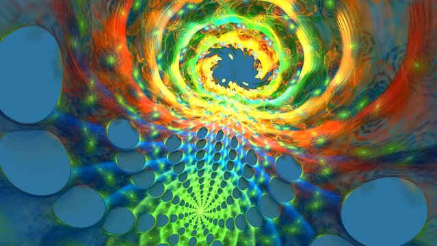 Supercells of galactic plankton.. High detailed loop