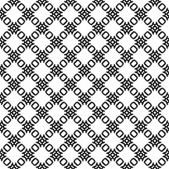 Black seamless abstract pattern. Overlay for background and backdrop. Ornamental design. PNG graphic illustration with transparent background.