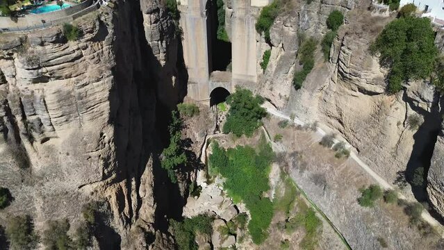 drone video Puente Nuevo Ronda Spain Europe