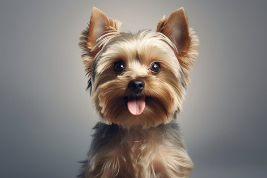 A Portrait of a Yorkshire Terrier