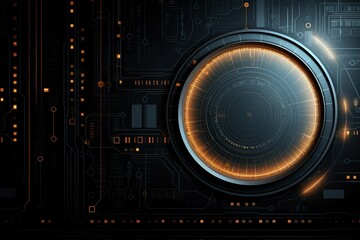 Fototapeta premium Abstract Techno Visions: A Futuristic Wallpaper Texture that Blends Innovation and Aesthetics in a Visual Feast of Contemporary Business Brilliance