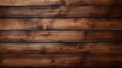 Foto op Plexiglas  Antigo fundo de madeira texturizado escuro do grungeA superfície da velha textura de madeira marrom © Alexandre