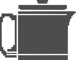 Cooking pot pixel style