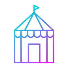 Circus Tent Icon