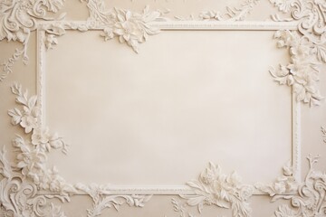 Wedding invitation card background. AI generated