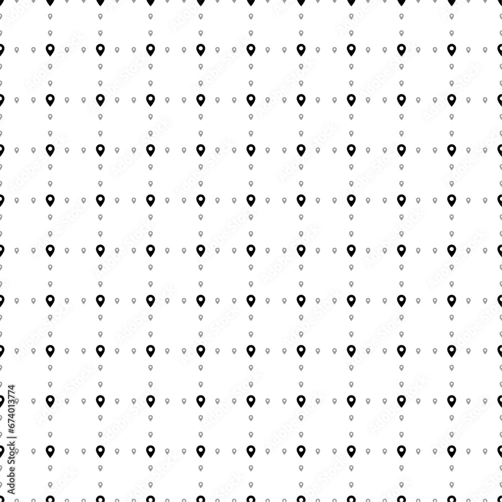 Poster square seamless background pattern from geometric shapes are different sizes and opacity. the patter