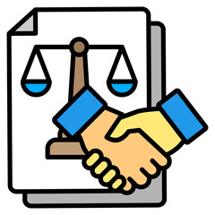 Legal Agreement Icon
