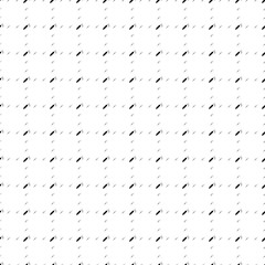 Square seamless background pattern from geometric shapes are different sizes and opacity. The pattern is evenly filled with small black syringe symbols. Vector illustration on white background