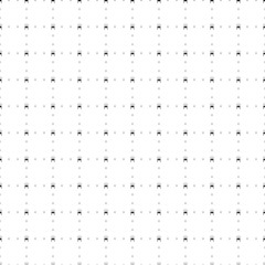 Square seamless background pattern from geometric shapes are different sizes and opacity. The pattern is evenly filled with small black champagne toast symbols. Vector illustration on white background