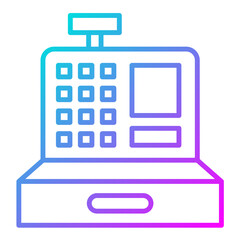 Cashier Machine Icon