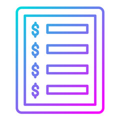 Price List Icon