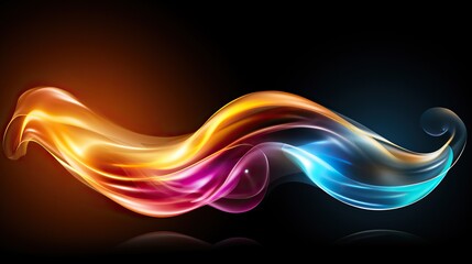 Fototapeta premium Abstract neon light background