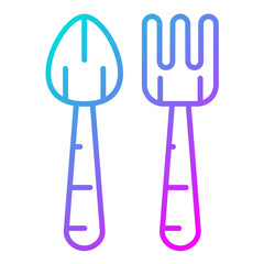 Wooden Tableware Icon