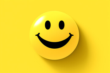 Smiley glücklich KI - obrazy, fototapety, plakaty