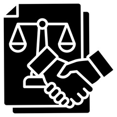 Legal Agreement Icon