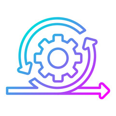 Obraz premium Iteration Icon