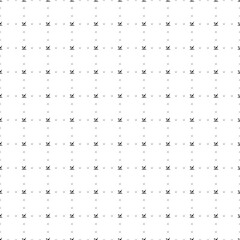 Square seamless background pattern from black giraffe symbols are different sizes and opacity. The pattern is evenly filled. Vector illustration on white background