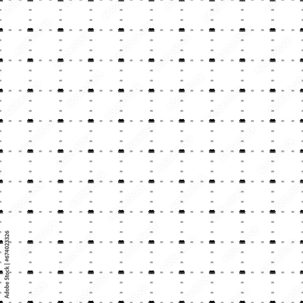 Poster square seamless background pattern from geometric shapes are different sizes and opacity. the patter