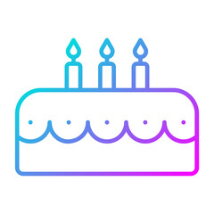 Fototapeta premium Cake Icon