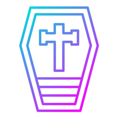 Obraz premium Coffin Icon