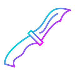 Fototapeta premium Wild Knife Icon