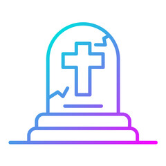 Fototapeta premium Gravestone Icon
