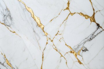 White and gold marble texture background