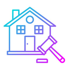 House Auction Icon