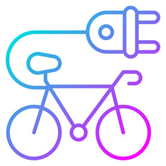 Electric Bike Icon