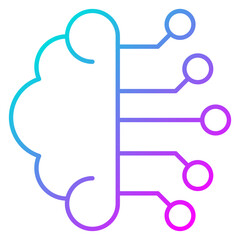 Obraz premium Machine Learning Icon