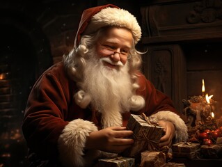 Santa Claus writes a letter