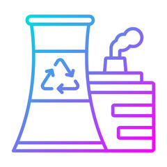 Factory Waste Icon