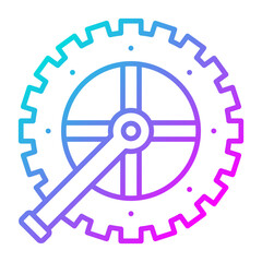 Fototapeta premium Crankset Icon
