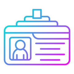 Identification Card Icon