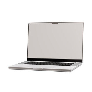 a laptop image isolated on a white background