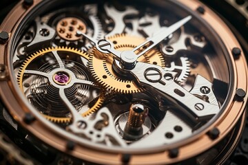 internal machinery of an immense clock