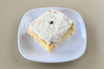 Turkish Dessert Sobiyet  Baklava, mussels baklava and classic baklava with Pistachio . Cevizli, Fistikli Baklava, top view.