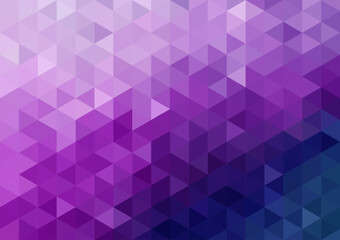 purple blue lilac gradient abstract geometric traingle background - obrazy, fototapety, plakaty