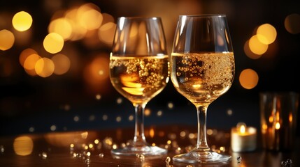 Christmas New Year Holidays Background Champagne , Bright Background, Background Hd