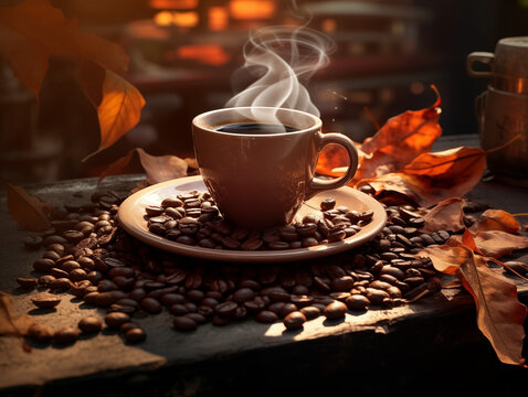 Coffee in the Fall