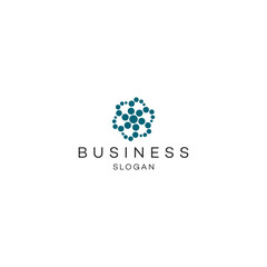 Business digital technology consultant corporate abstract flat minimal modern round circle geomatic international typography nature health Finacial education people energy logo design brand identity 