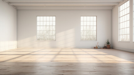 Obraz premium An empty room filled with possibilities and awaiting the perfect furniture and décor