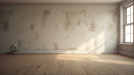 An empty room is filled with potential and waiting to be filled with furniture