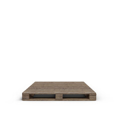 Wooden Pallet With Transparent Background