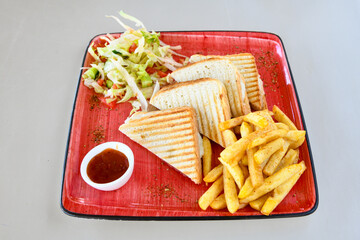 Turkish karisik atom  tost ( kasarli bazlama tost) . Sucuklu, Kasarli, kavurmali karisik tost. Flat...