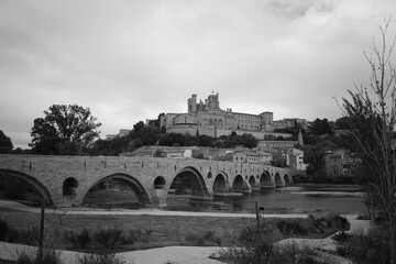 Fototapeta premium Beciers and Narbonne, wonderful cities in the south of France