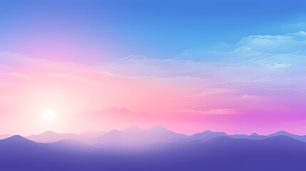 Fototapeta premium Digital technology flat gradient poster web page PPT background